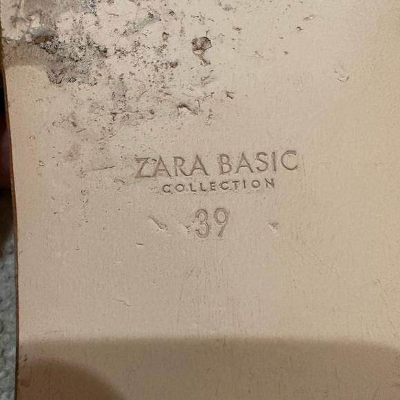 ZARA BASIC Lime Green Ruffle Sandals - Picture 3 of 3